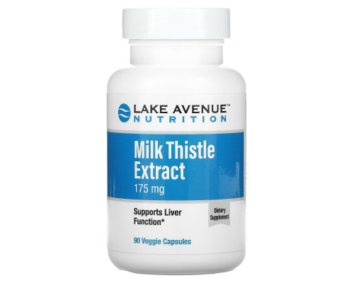 Lake Avenue Nutrition, Milk Thistle Extract, 175 mg, 90 Veggie Capsules Lake Avenue Nutrition, Milk Thistle Extract, 175 mg, 90 Veggie Capsules