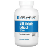 Lake Avenue Nutrition, Milk Thistle Extract, 175 mg, 240 Veggie Capsules