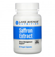 Lake Avenue Nutrition, экстракт шафрана, 88,5 мг, 60 растительных капсул