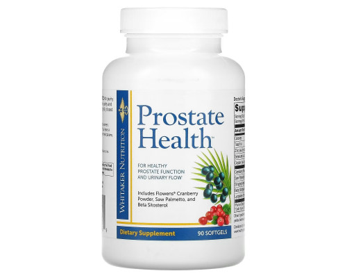 Whitaker Nutrition, Prostate Health, 90 Softgels Whitaker Nutrition, Prostate Health, 90 Softgels