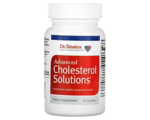 Dr. Sinatra, Advanced Cholesterol Solutions, 30 Capsules Dr. Sinatra, Advanced Cholesterol Solutions, 30 Capsules
