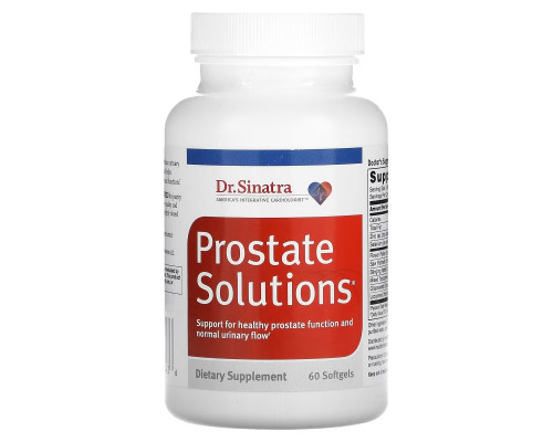 Dr. Sinatra, Prostate Solutions, 60 Softgels Dr. Sinatra, Prostate Solutions, 60 Softgels