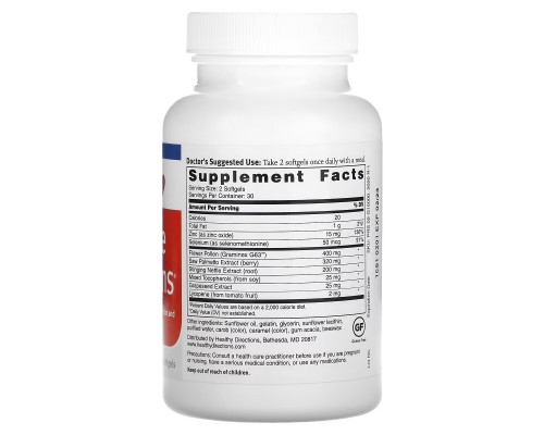 Dr. Sinatra, Prostate Solutions, 60 Softgels Dr. Sinatra, Prostate Solutions, 60 Softgels