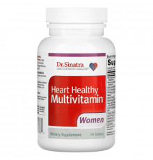 Dr. Sinatra, Heart Healthy Multivitamin, Women, 90 Tablets