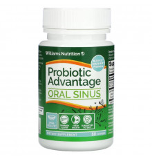 Dr. Williams, Probiotic Advantage, Oral Sinus, Natural Cinnamon Flavor, 50 Lozenges