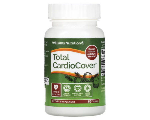 Dr. Williams, Total CardioCover, 60 Capsules Dr. Williams, Total CardioCover, 60 Capsules