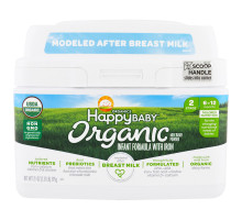 Happy Family Organics, Organics Happy Baby, формула для грудных детей, этап 2, 6-12 месяцев, 21 унция (595 г)