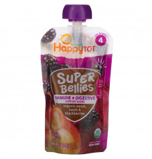 Happy Family Organics, Happy Tot, Super Bellies, Organic Pears, Beets & Blackberries, 4 oz (113 g)