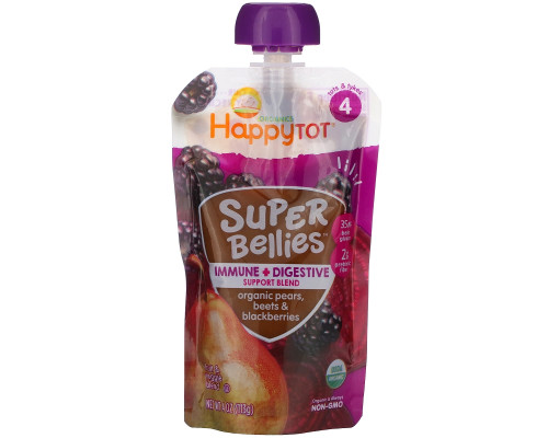 Happy Family Organics, Happy Tot, Super Bellies, Organic Pears, Beets & Blackberries, 4 oz (113 g) Happy Family Organics, Happy Tot, Super Bellies, Organic Pears, Beets & Blackberries, 4 oz (113 g)