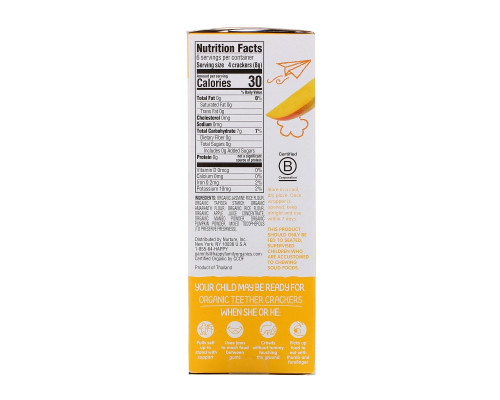 Happy Family Organics, Organic Teether Crackers, Mango & Pumpkin with Amaranth, 12 Packs, 0.14 oz (4 g) Each Happy Family Organics, Organic Teether Crackers, Mango & Pumpkin with Amaranth, 12 Packs, 0.14 oz (4 g) Each