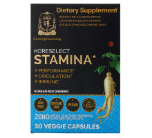 Cheong Kwan Jang, Koreselect, Stamina, 30 Veggie Capsules