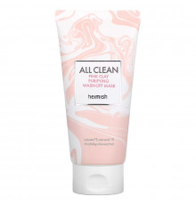 Heimish, All Clean, Pink Clay Purifying Wash-Off Mask, 5.29 oz (150 g)