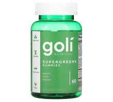 Goli Nutrition, Supergreens Gummies, 60 Pieces