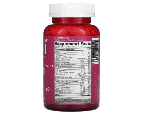 Goli Nutrition, Women's Complete Multi Gummies, 60 Pieces Goli Nutrition, Women's Complete Multi Gummies, 60 Pieces