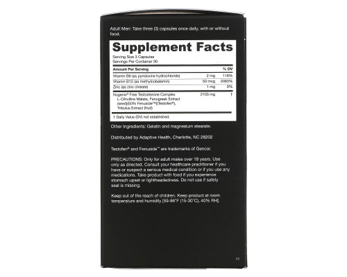 Nugenix, Free Testosterone Booster, 90 Capsules Nugenix, Free Testosterone Booster, 90 Capsules