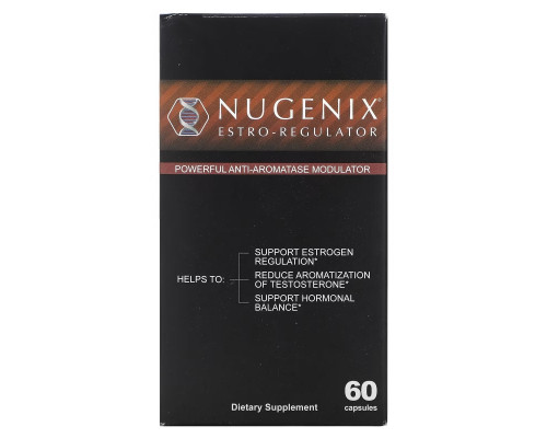Nugenix, Estro-Regulator, Powerful Anti-Aromatase Modulator, 60 Capsules Nugenix, Estro-Regulator, Powerful Anti-Aromatase Modulator, 60 Capsules