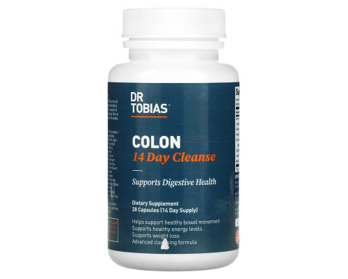 Dr. Tobias, Colon 14 Day Cleanse, 28 Capsules Dr. Tobias, Colon 14 Day Cleanse, 28 Capsules