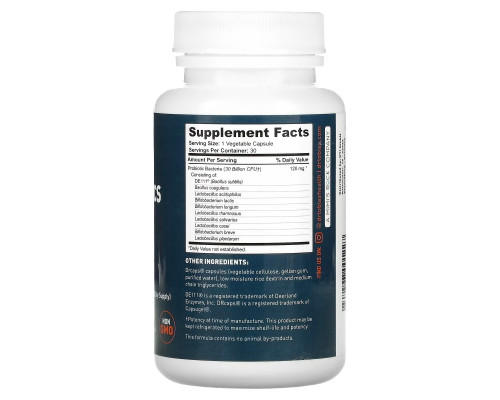Dr. Tobias, Probiotics , 30 Billion, 30 Delayed Release Capsules Dr. Tobias, Probiotics , 30 Billion, 30 Delayed Release Capsules