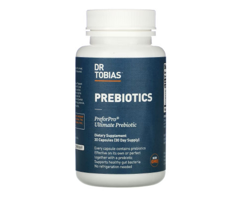 Dr. Tobias, Prebiotics, 30 Capsules Dr. Tobias, Prebiotics, 30 Capsules