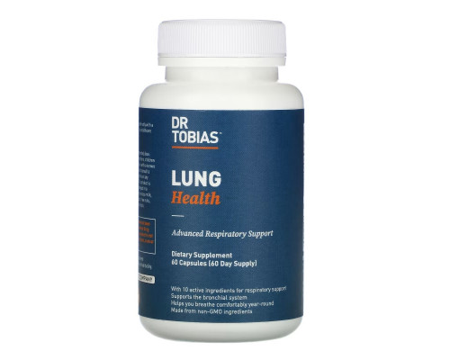 Dr. Tobias, Lung Health, 60 Capsules Dr. Tobias, Lung Health, 60 Capsules