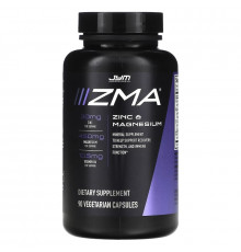 JYM Supplement Science, ZMA, Zinc & Magnesium, 90 Vegetarian Capsules