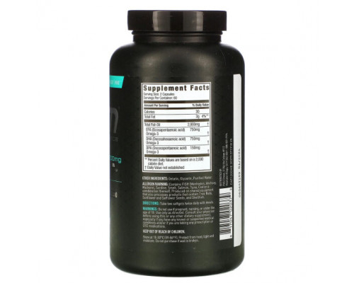 Рыбий жир и Омега 3, 6, 9 JYM Supplement Science, омега-3, 120 капсул Рыбий жир и Омега 3, 6, 9 JYM Supplement Science, омега-3, 120 капсул