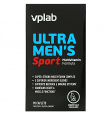 Vplab, Ultra Men’s Sport Multivitamin Formula, 90 Caplets