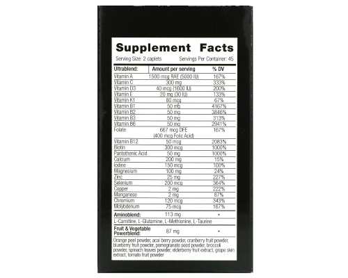 Vplab, Ultra Men’s Sport Multivitamin Formula, 90 Caplets Vplab, Ultra Men’s Sport Multivitamin Formula, 90 Caplets