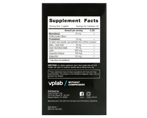 Vplab, Ultra Men’s Sport Multivitamin Formula, 90 Caplets Vplab, Ultra Men’s Sport Multivitamin Formula, 90 Caplets