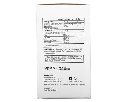 Vplab, Ultra Women’s Multivitamin Formula, 90 Caplets Vplab, Ultra Women’s Multivitamin Formula, 90 Caplets