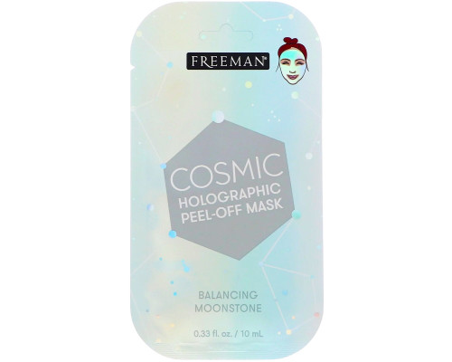 Freeman Beauty, Cosmic, Holographic Peel-Off Mask, Balancing Moonstone, 0.33 fl oz (10 ml) Freeman Beauty, Cosmic, Holographic Peel-Off Mask, Balancing Moonstone, 0.33 fl oz (10 ml)