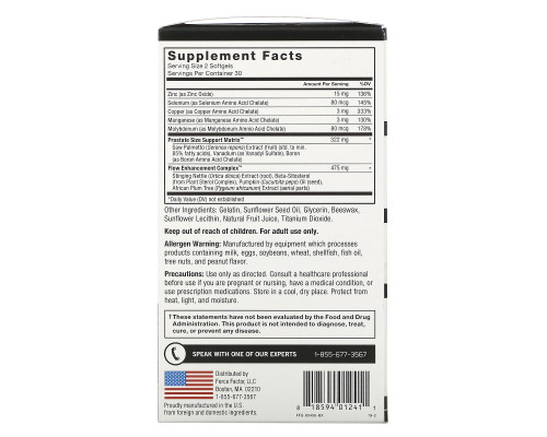 Force Factor, Prostate, Natural Prostate Health Solution, 60 Easy-To-Swallow Softgels Force Factor, Prostate, Natural Prostate Health Solution, 60 Easy-To-Swallow Softgels