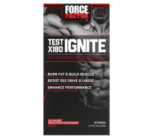 Для похудения и контроля веса Test X180 Ignite, Free Testosterone Booster & Fat Burner, 60 Capsules