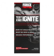 Для похудения и контроля веса Test X180 Ignite, Free Testosterone Booster & Fat Burner, 60 Capsules