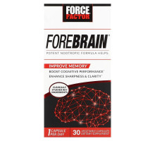 Force Factor, Forebrain, Energy & Focus Formula, 30 Capsules