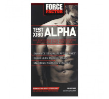 Мужское здоровье Force Factor Test X180 Alpha, Testosterone Booster, 60 Capsules, 60 Capsules
