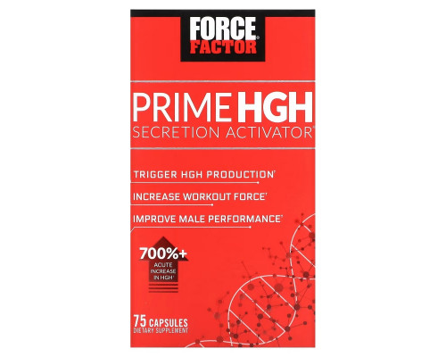 Force Factor, Prime HGH Secretion Activator, 75 капсул Force Factor, Prime HGH Secretion Activator, 75 капсул