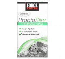 Пребиотики и пробиотики ProbioSlim, + Prebiotic Fiber, 120 Vegetable Capsules