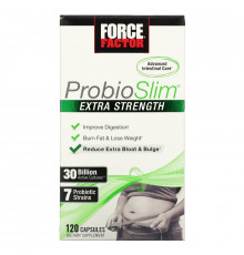 Force Factor, ProbioSlim, Extra Strength, 30 Billion CFU, 120 Capsules