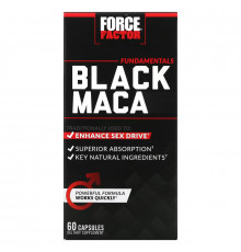 Force Factor, Black Maca, 60 Capsules