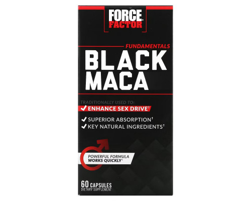 Force Factor, Black Maca, 60 Capsules Force Factor, Black Maca, 60 Capsules