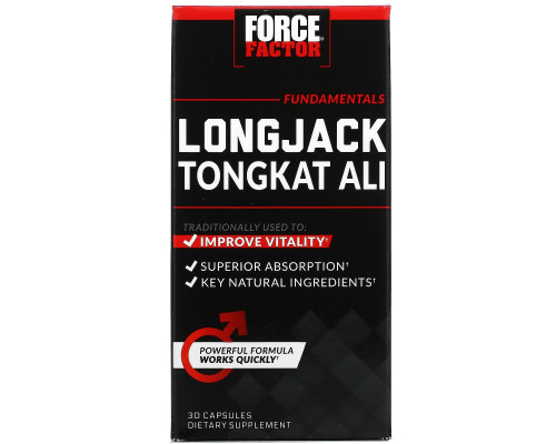 Force Factor, Longjack Tongkat Ali, 30 Capsules Force Factor, Longjack Tongkat Ali, 30 Capsules