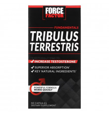 Force Factor, Force Factor, якорцы стелющиеся, усилитель тестостерона, 500 мг, 60 капсул