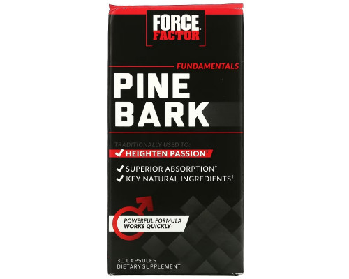 Force Factor, сосновая кора, 600 мг, 30 капсул Force Factor, сосновая кора, 600 мг, 30 капсул