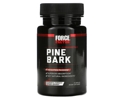 Force Factor, сосновая кора, 600 мг, 30 капсул Force Factor, сосновая кора, 600 мг, 30 капсул