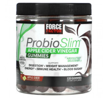 Пребиотики и пробиотики ProbioSlim, Apple Cider Vinegar Gummies, 120 Gummies
