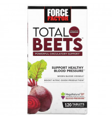 Force Factor, Total Beets, Powerful Circulation Support, 120 Tablets