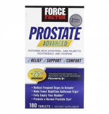 Force Factor, Prostate Advanced, 180 Tablets