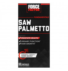 Force Factor, Fundamentals, Saw Palmetto, 60 Capsules