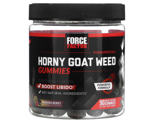 Мужское здоровье Fundamentals, Horny Goat Weed, Passion Berry, 90 Gummies Мужское здоровье Fundamentals, Horny Goat Weed, Passion Berry, 90 Gummies